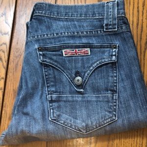 Hudson button fly jeans